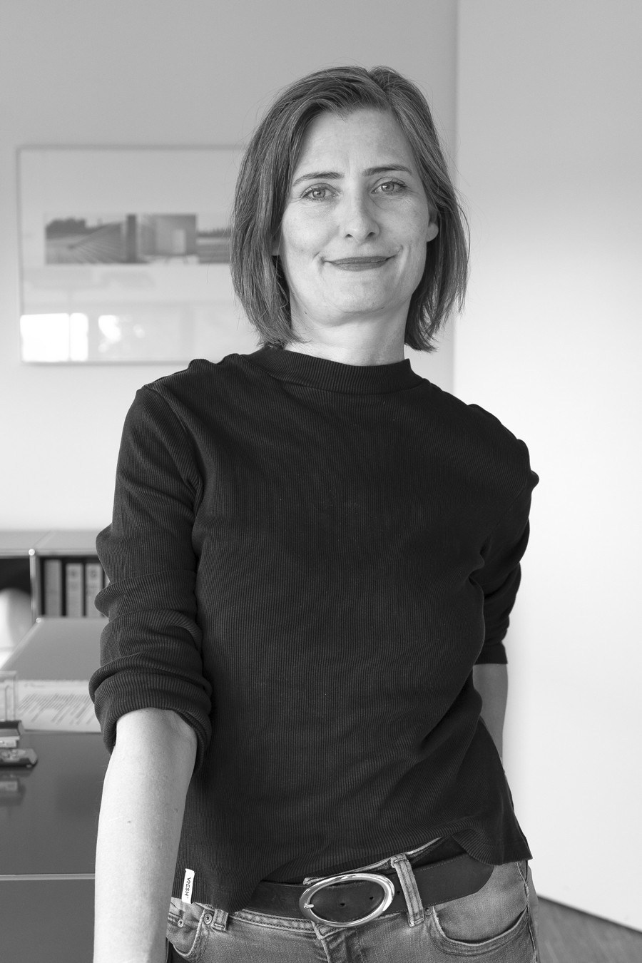 Porträt von Tanja Beinker, Architektin und Geschäftsführerin des Büros Beinker Architektur