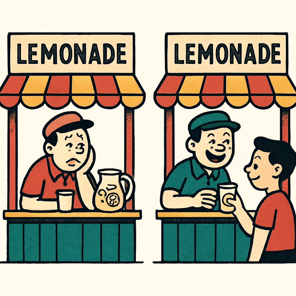 Woman with a megaphone