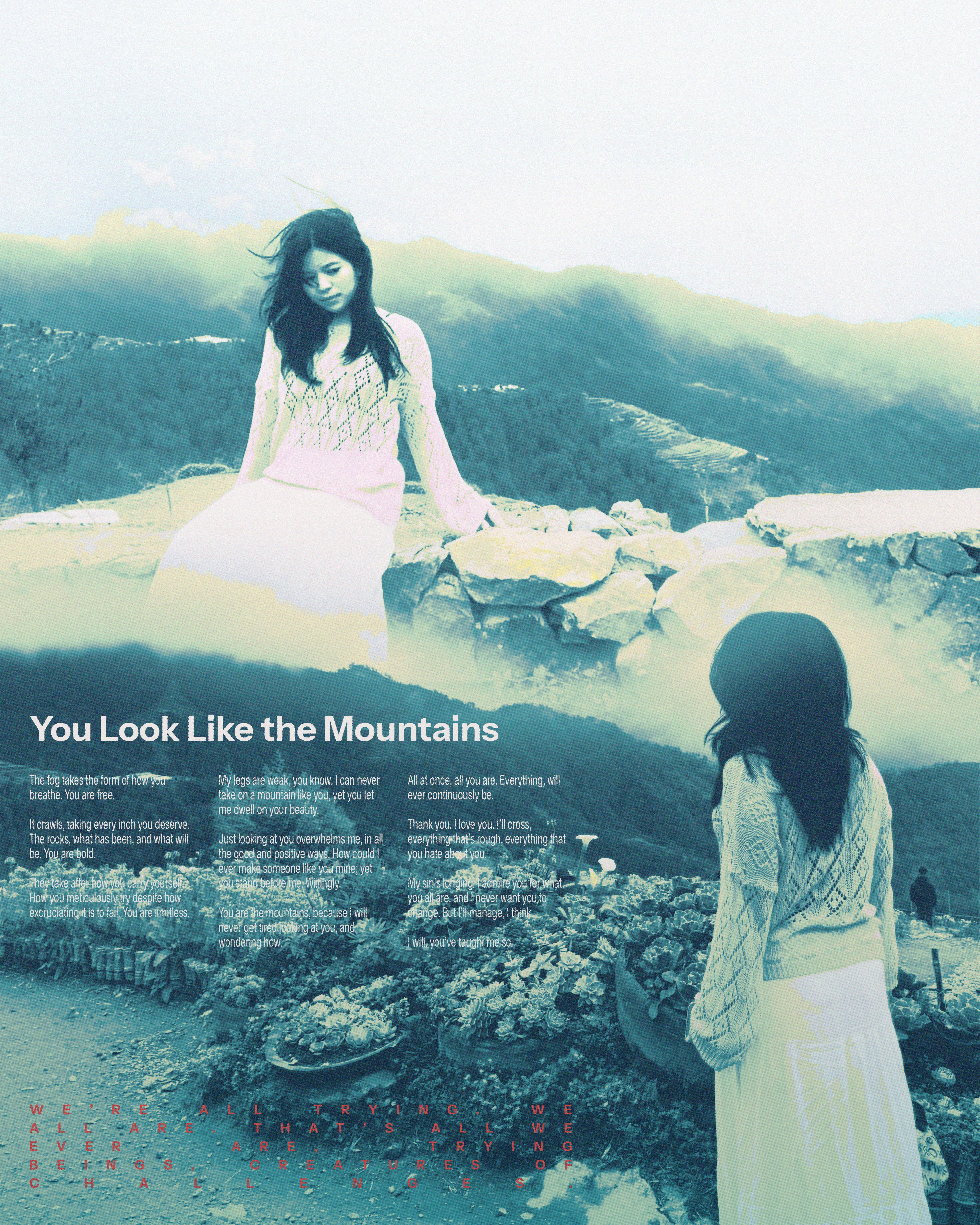 Black and white wave