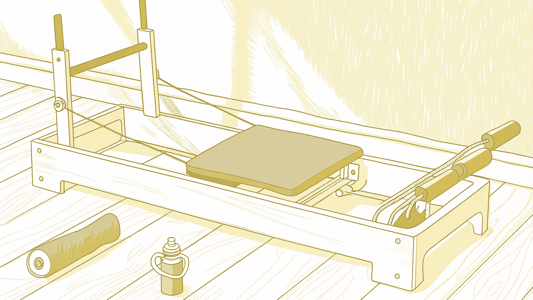 Reformer spring slackening mid-rep versus Megaformer maintaining full tension throughout movement