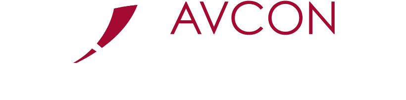 AVCON Jet private aviation charter company logo