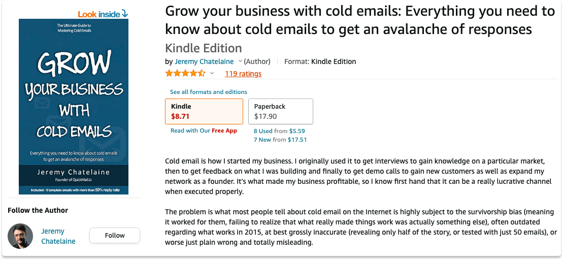 Livres sur l'email froid Grow Your Business | Breakcold