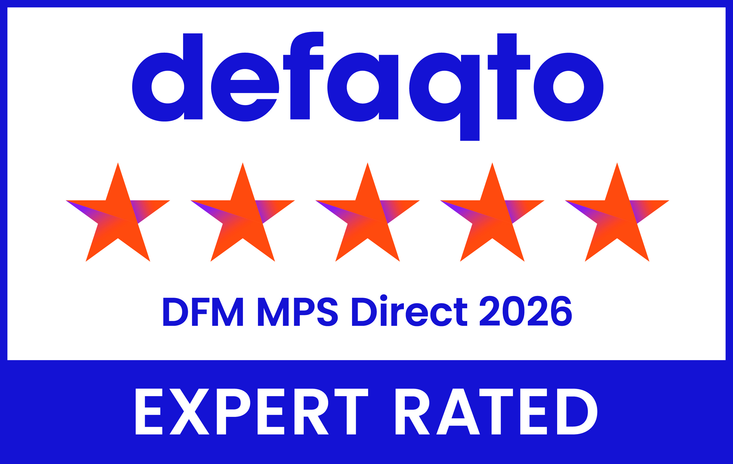 P1 Defaqto DFM MPS Expert Rated