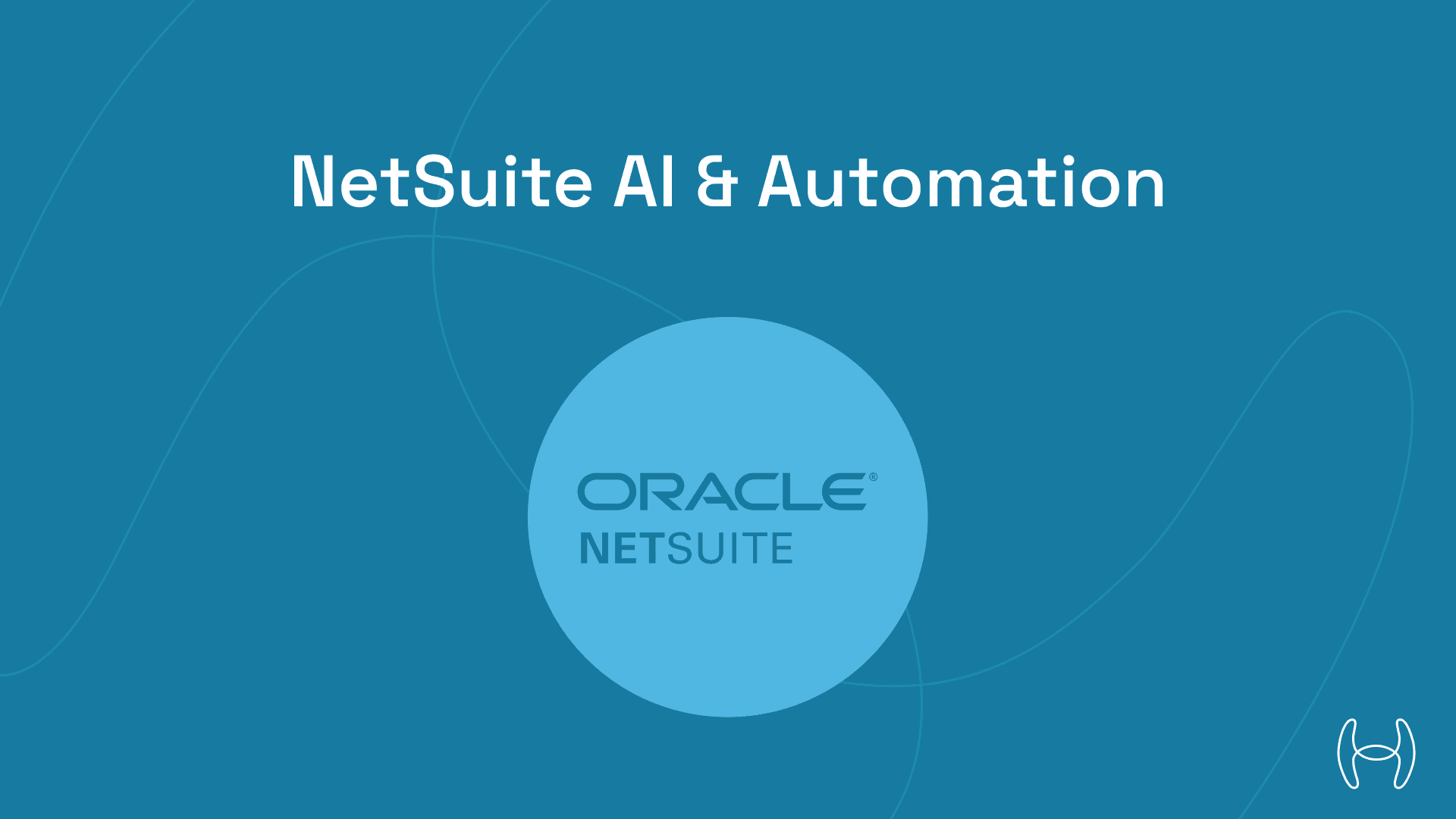 NetSuite + Hyperbots” constellation, six spokes around the NetSuite logo.