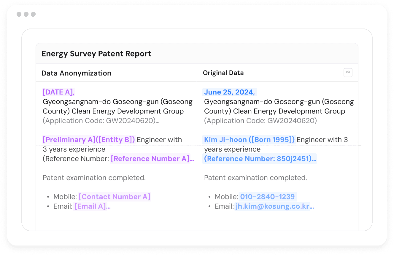 Structure integrity and perceptual consistency metrics confirm the synthetic data retains its original structure and human-recognizable patterns, with both results safely within the high-performance range.