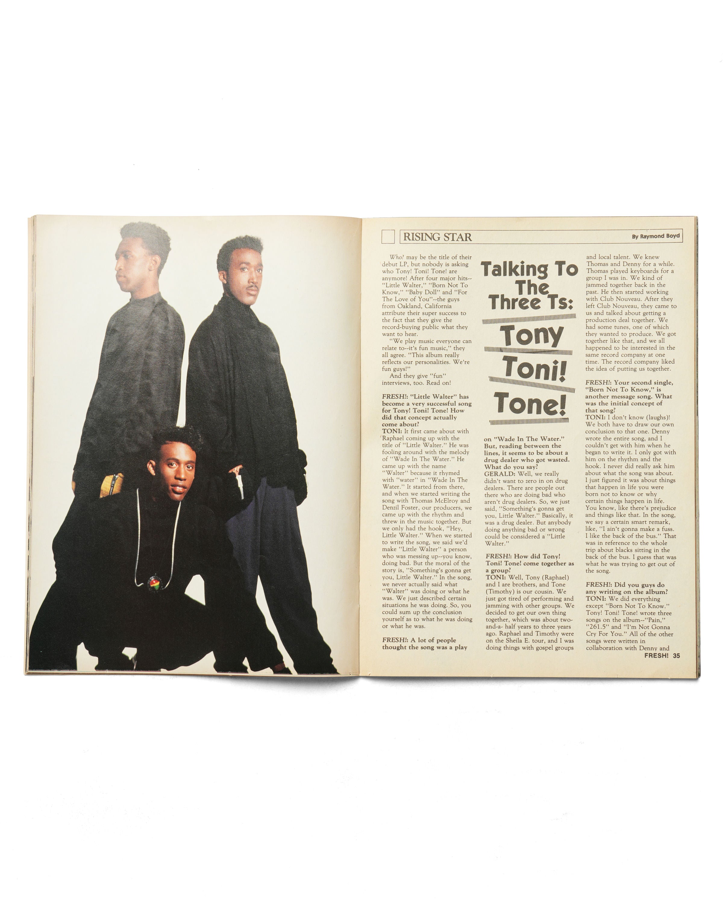 Fresh - August 1989 - Insert