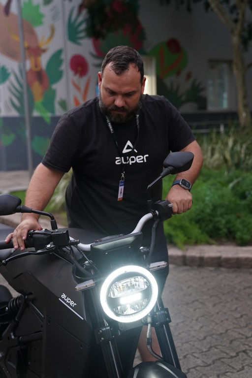 Man and a bike 