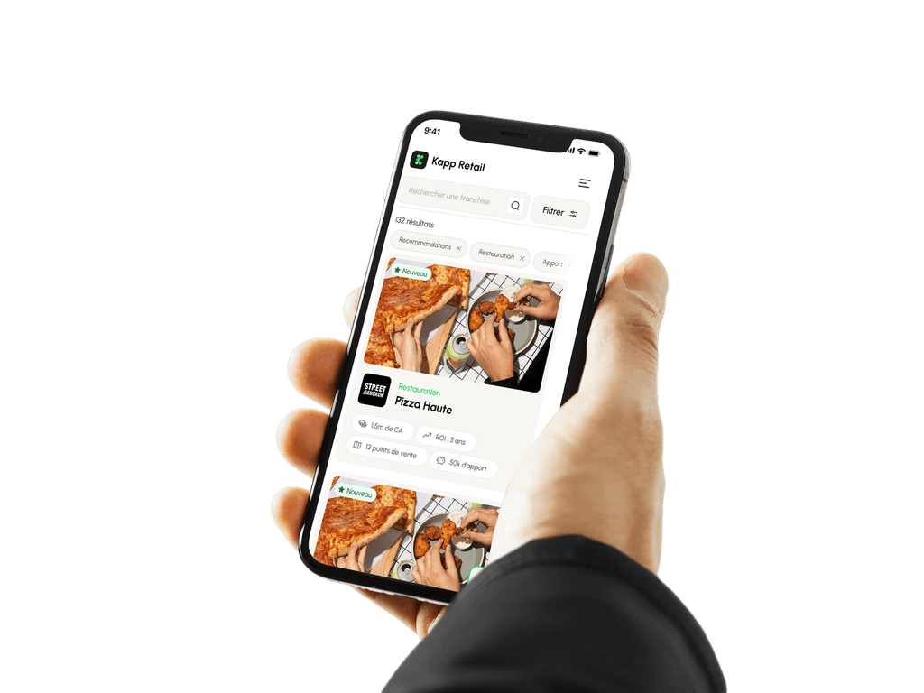 plateforme de franchise sur smartphone