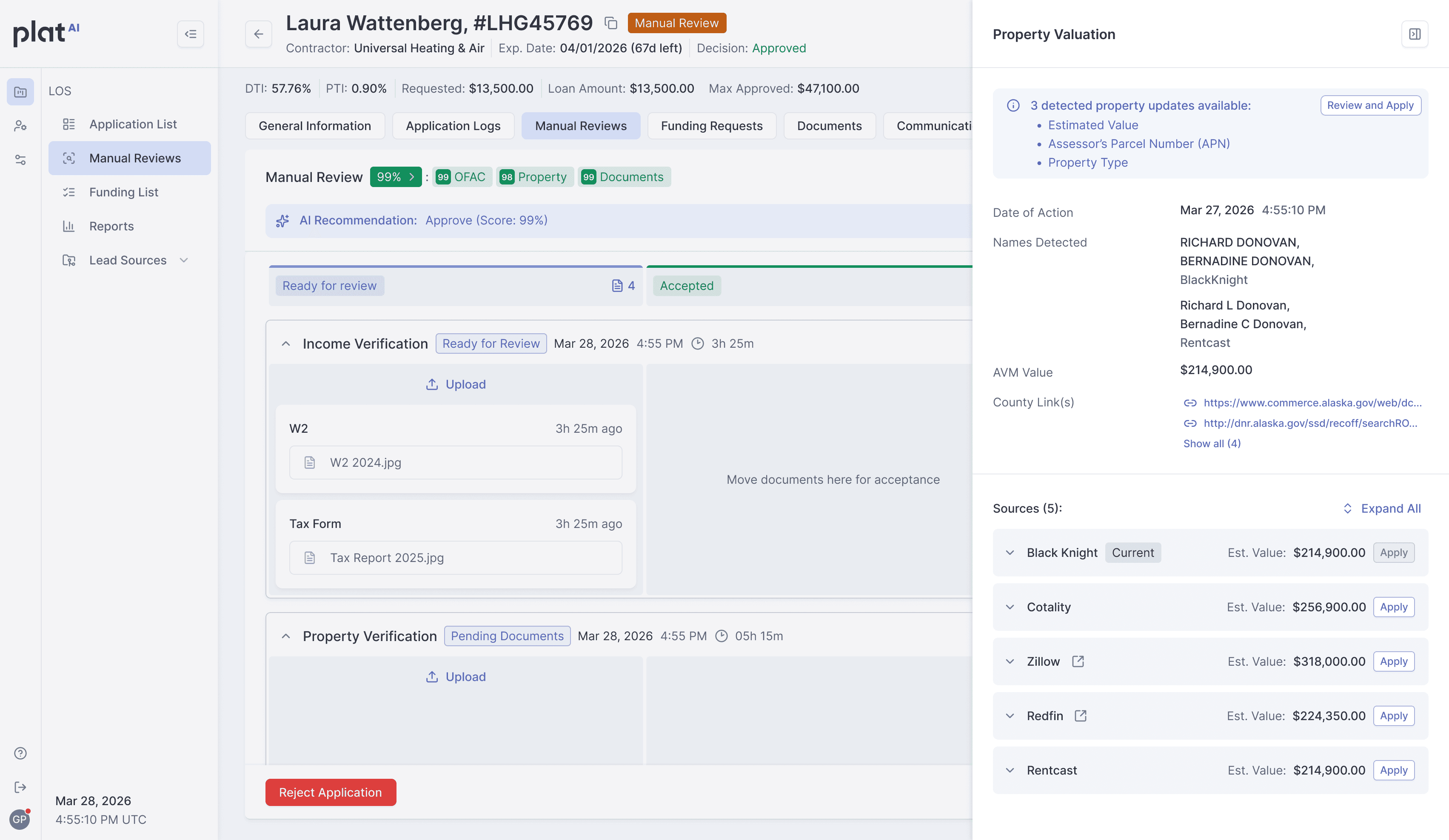 Compact verification indicators introduce additional evidence into the existing review workflow.