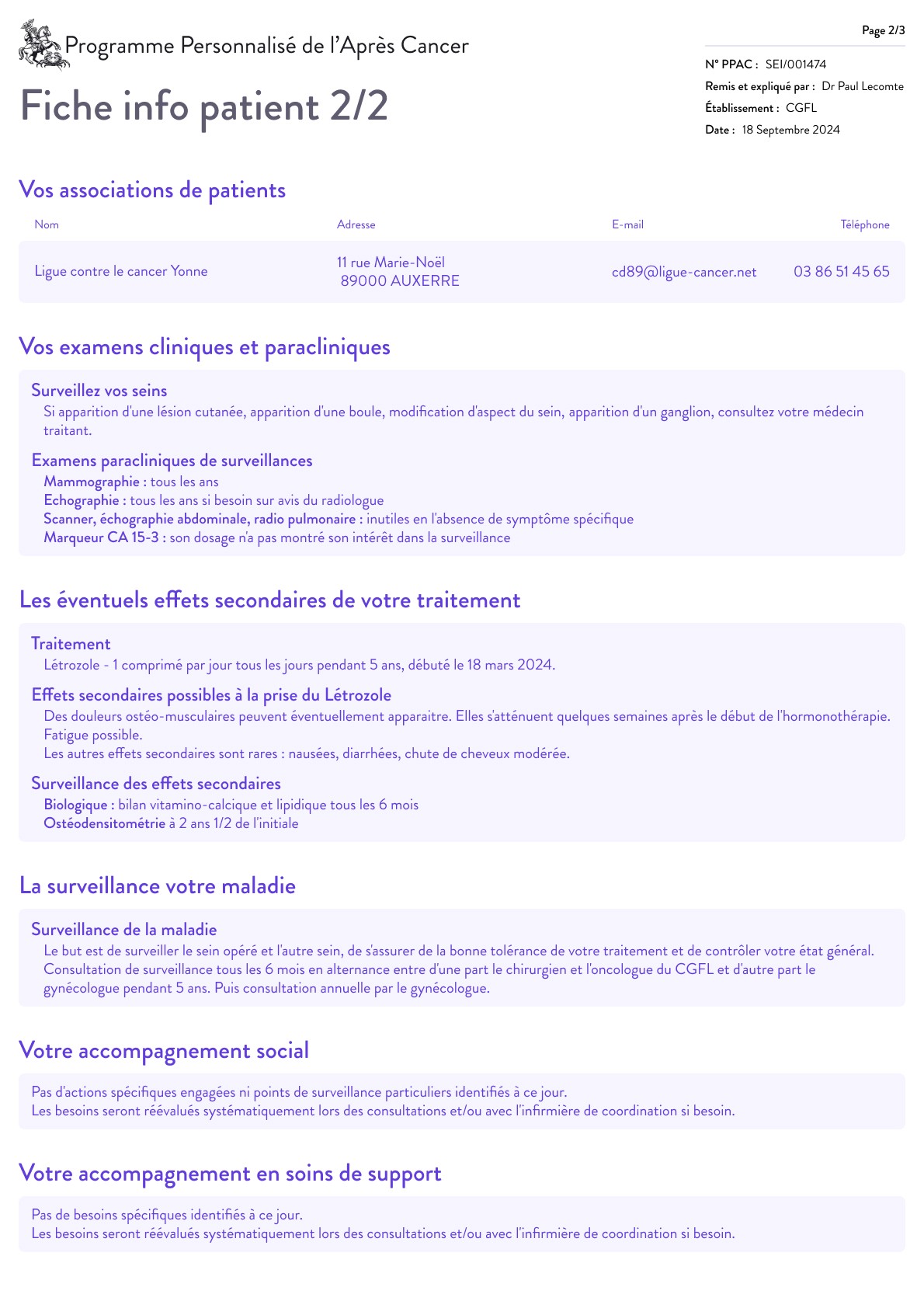 Fiche info patient 2/2.