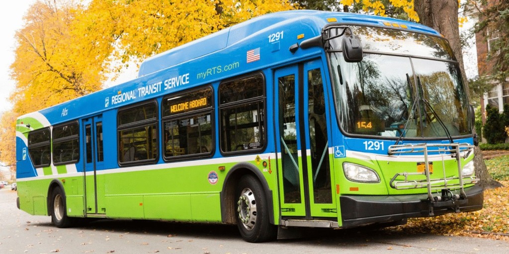 A Regional Transit Service Bus