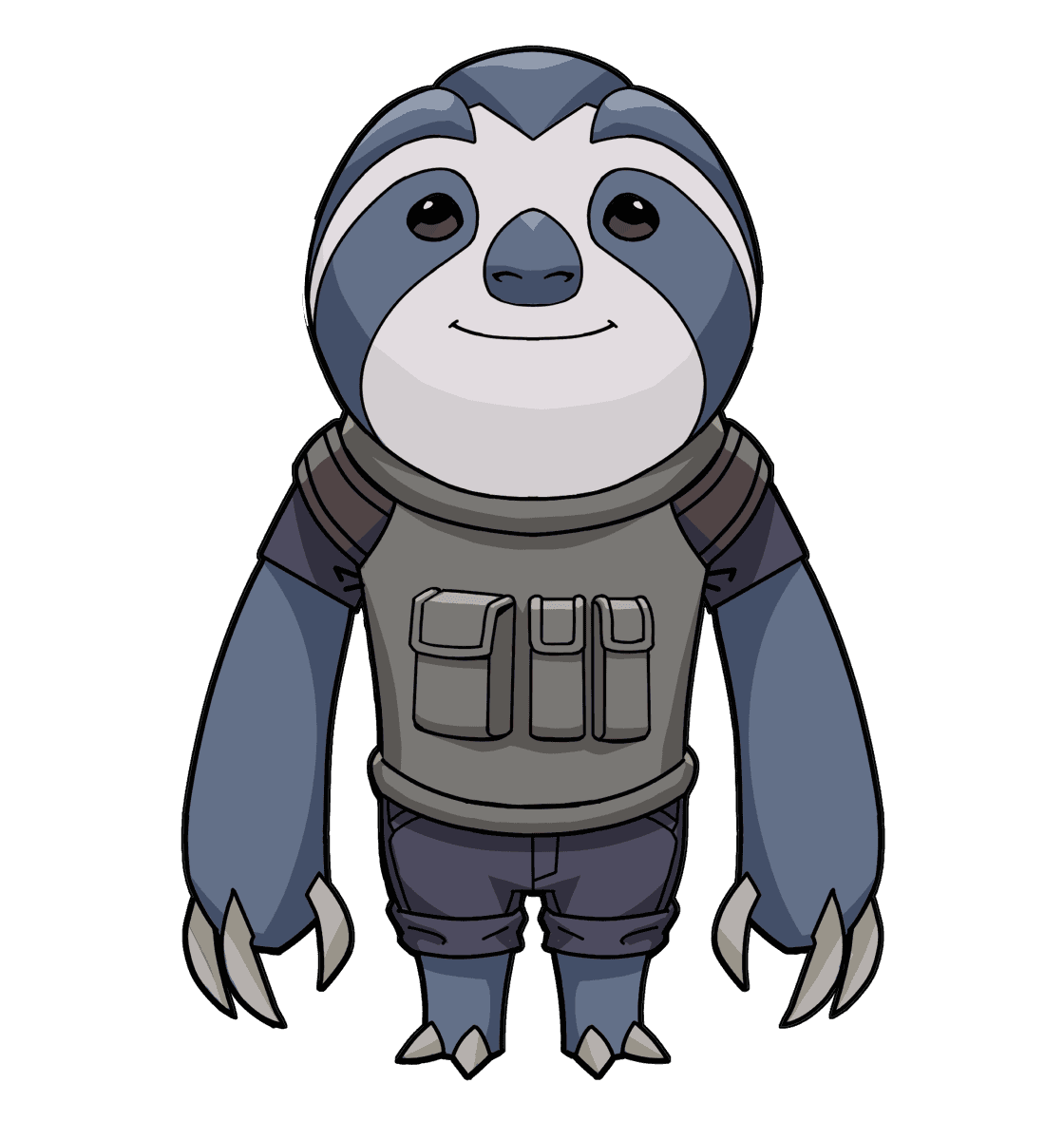 Trevor the Sloth · Portrait