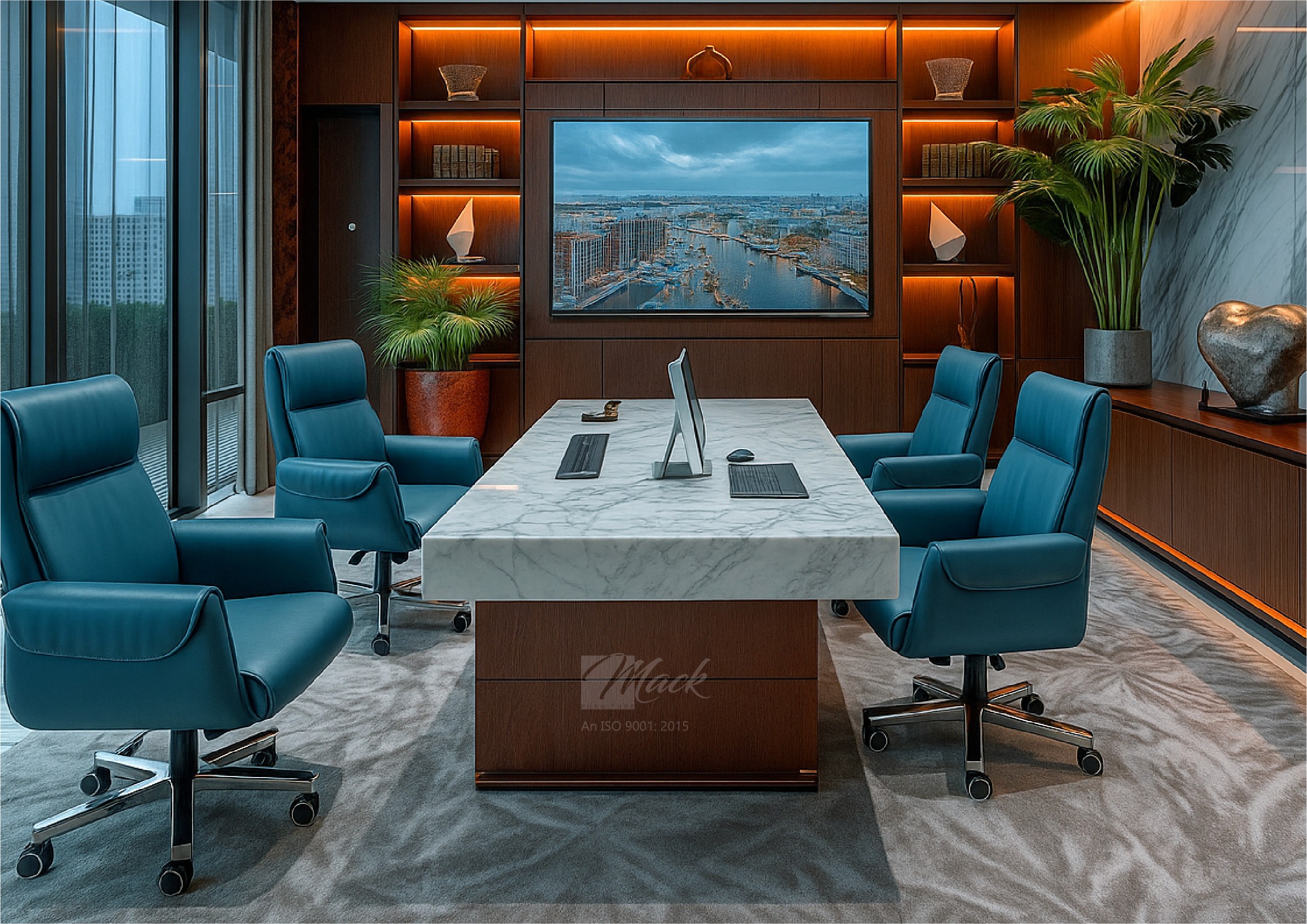 a chair sitting in a room next to a window