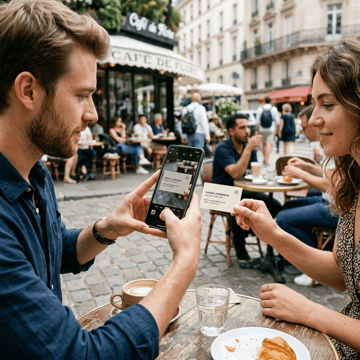 Collect contacts and leads - sorted by date, name or location