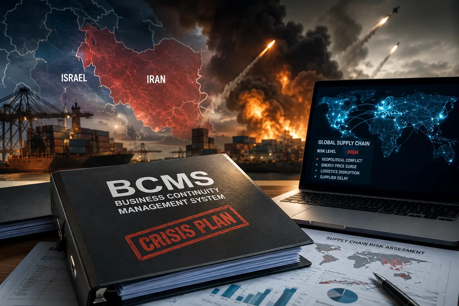 erangka kerja standar ISO 22301 untuk penerapan Business Continuity Management System di perusahaan