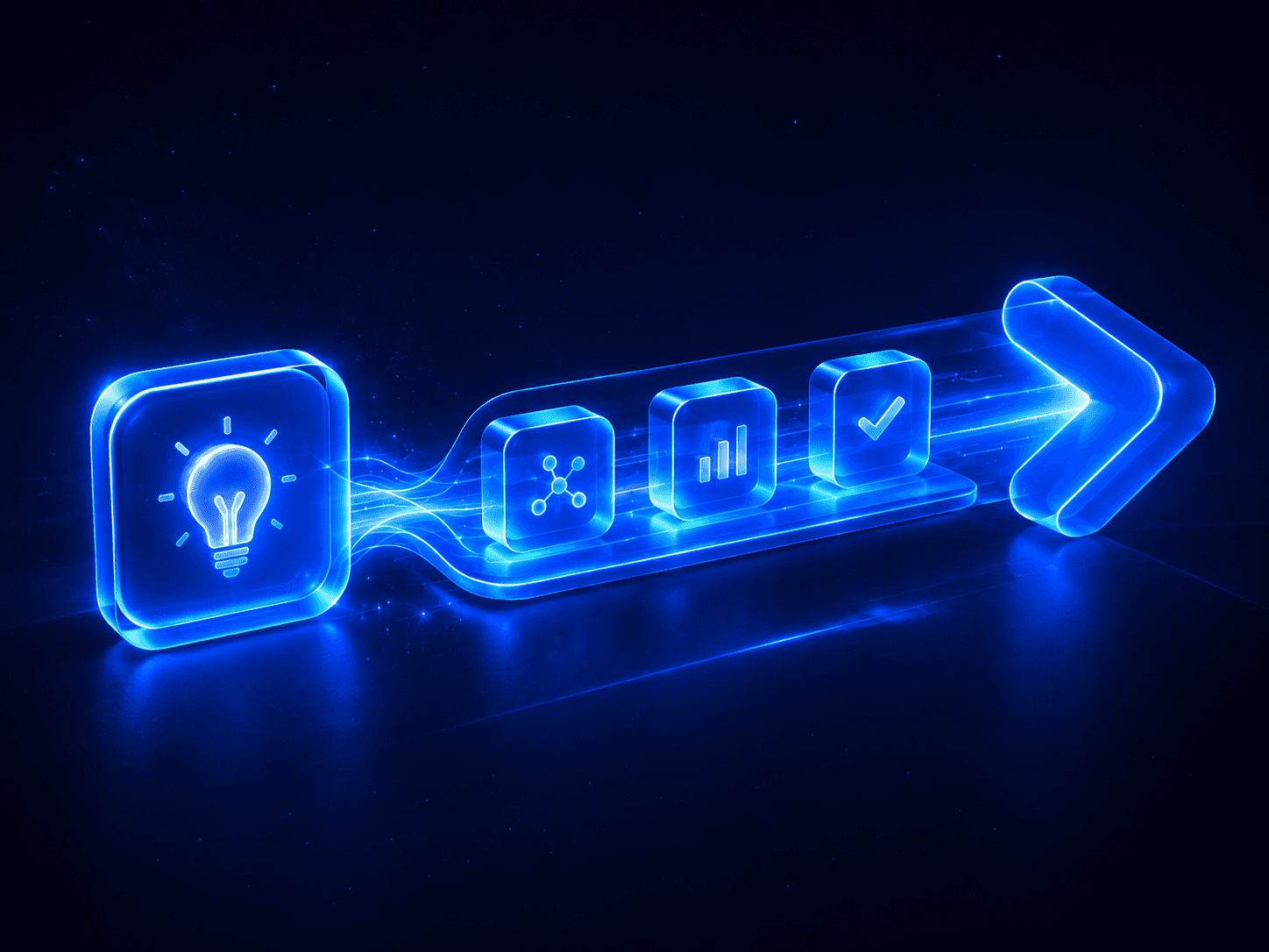 Blue 3D Abstract