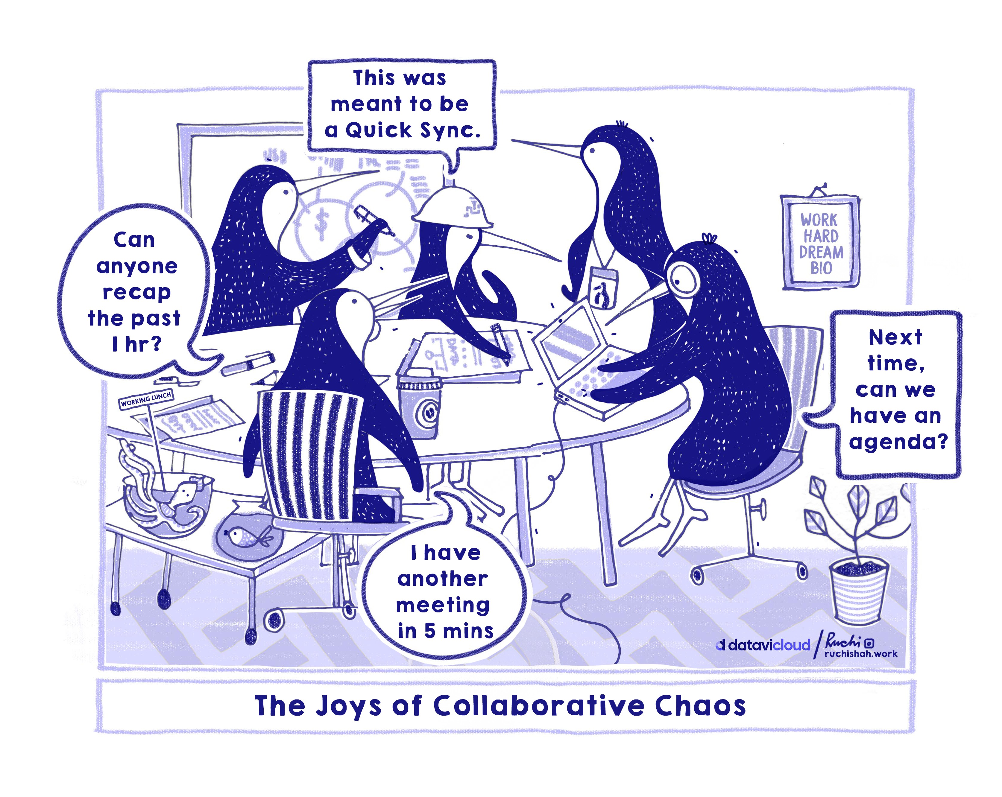 A satirical comic showing two penguins watching a nostalgic television screen that says "Gone With The Wind". One penguin asks, "What happened to our DEI program?" while the other explains that the budget was shifted to buy more AI tools. The comic is titled "Corporate DEI Efforts: Now Streaming, But Only for Nostalgia"