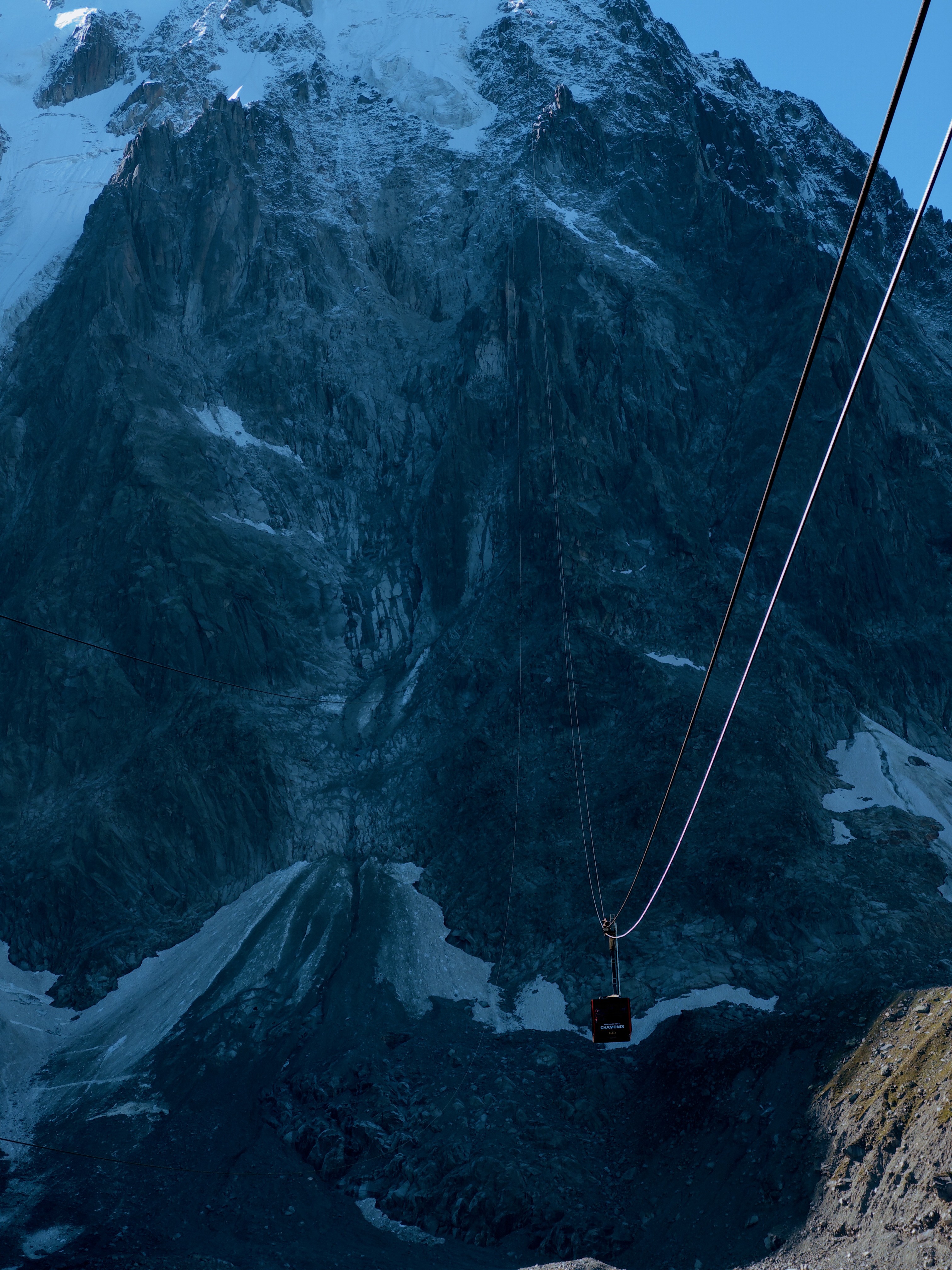 Cable car to Aiguille du Midi