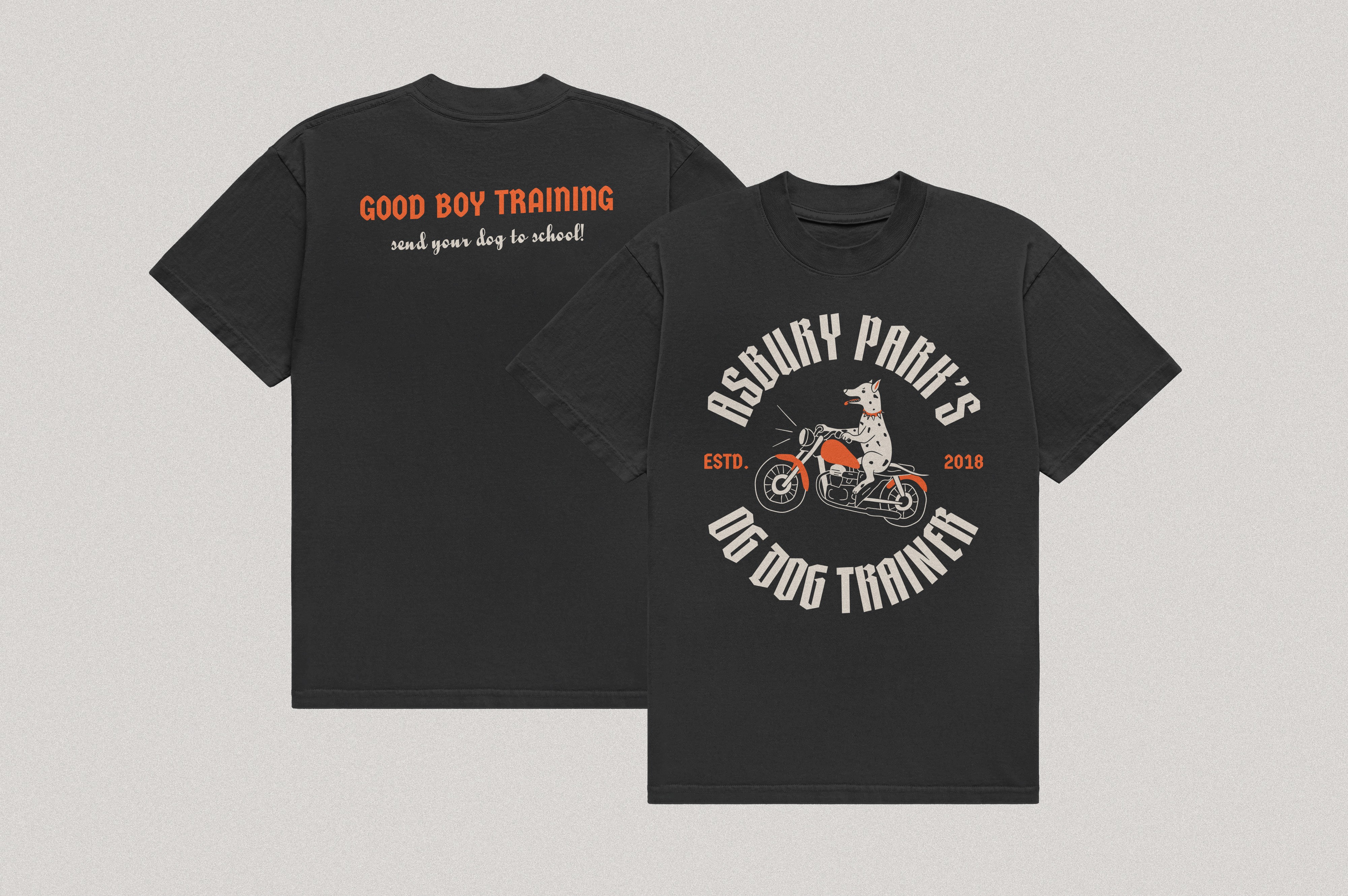 Good Boy Training shirt design