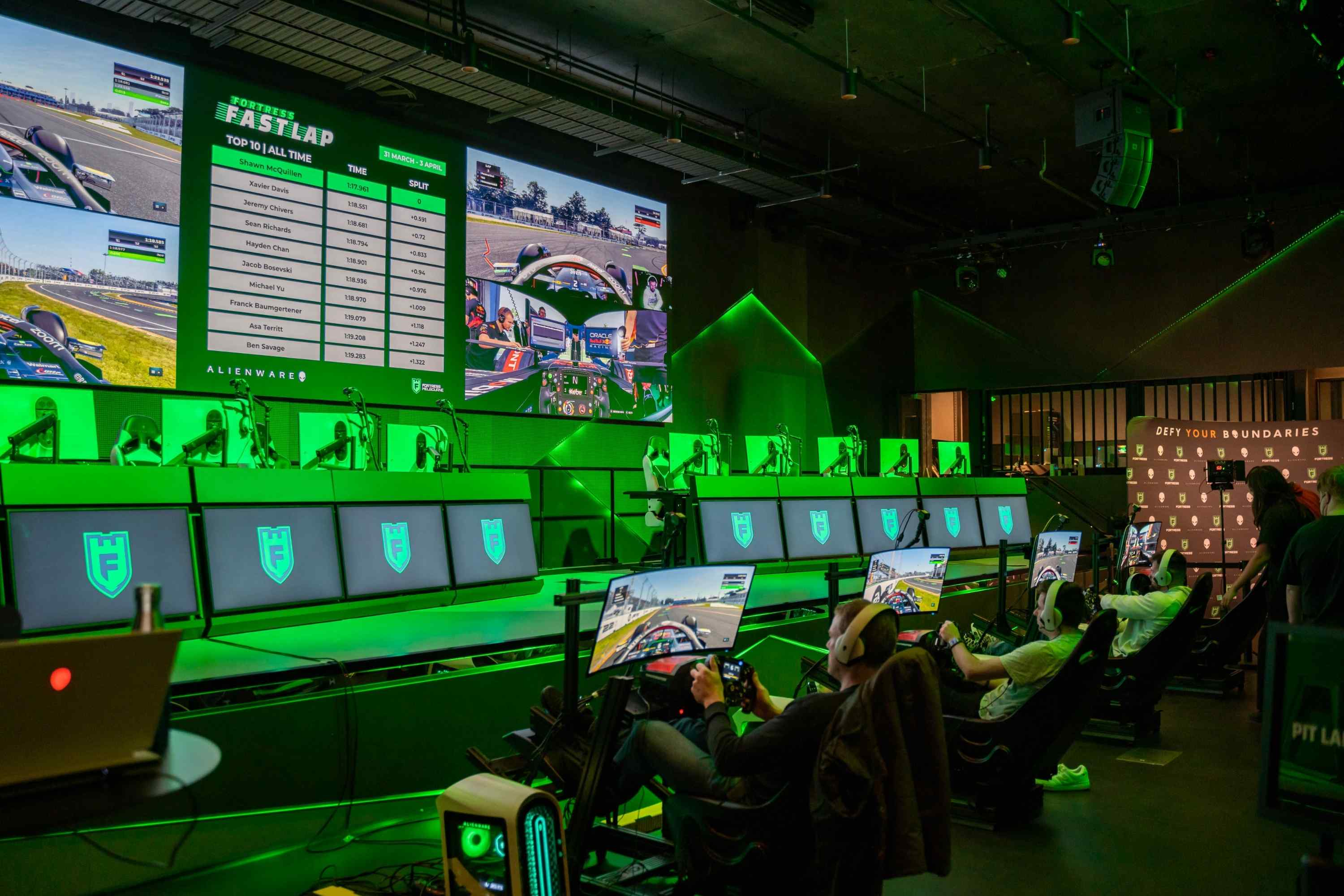 Friends having a Heroes Feast at Fortress