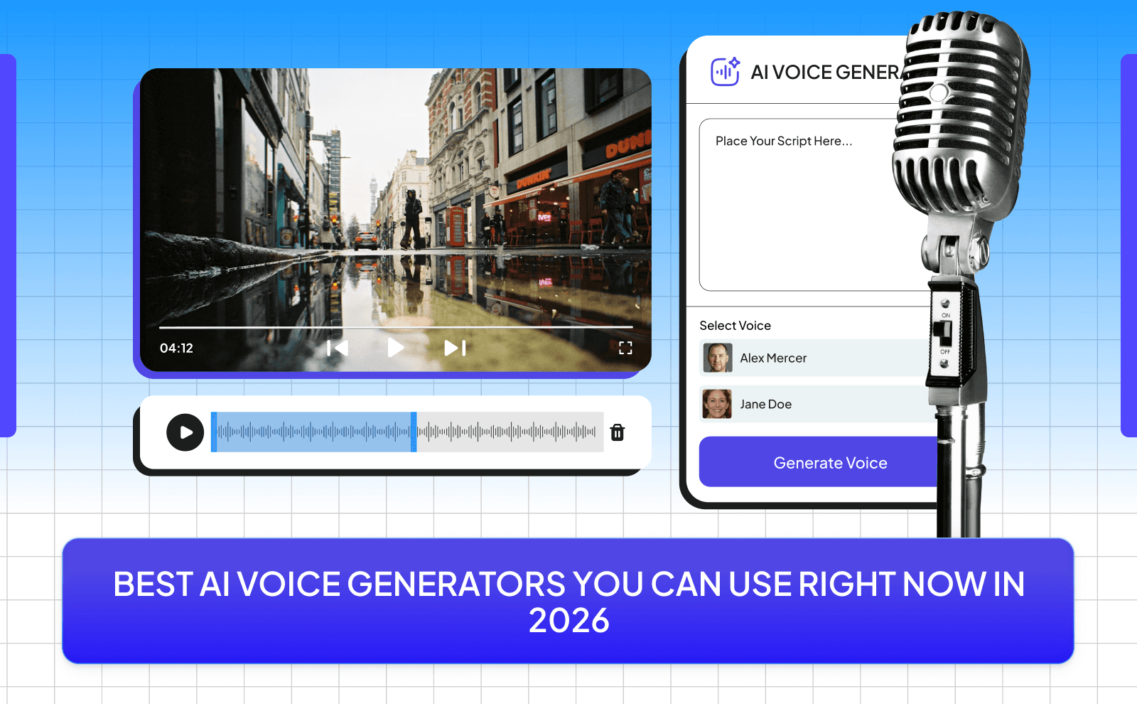 Best AI Voice Generators You Can Use Right Now in 2026