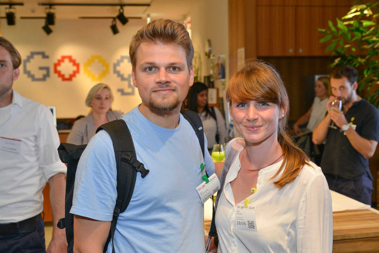 Kati Zierold und Jan Bezneska Foto - Fachkonferenz Online Marketing - internetwarriors