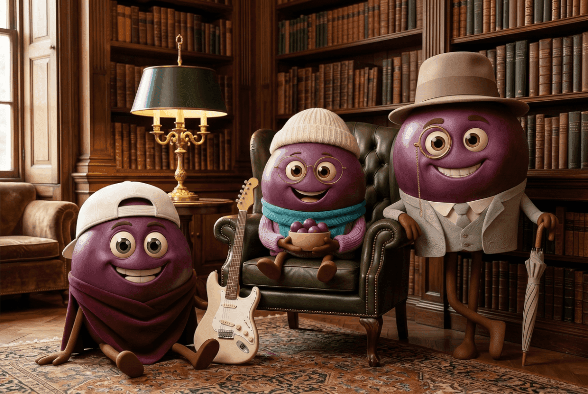 Uncorkables Classic Reds grape varieties sitting in a luxurious library