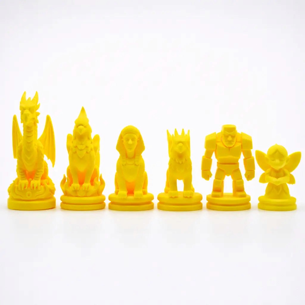 Mistik Canlılar Temalı Satranç Taşları