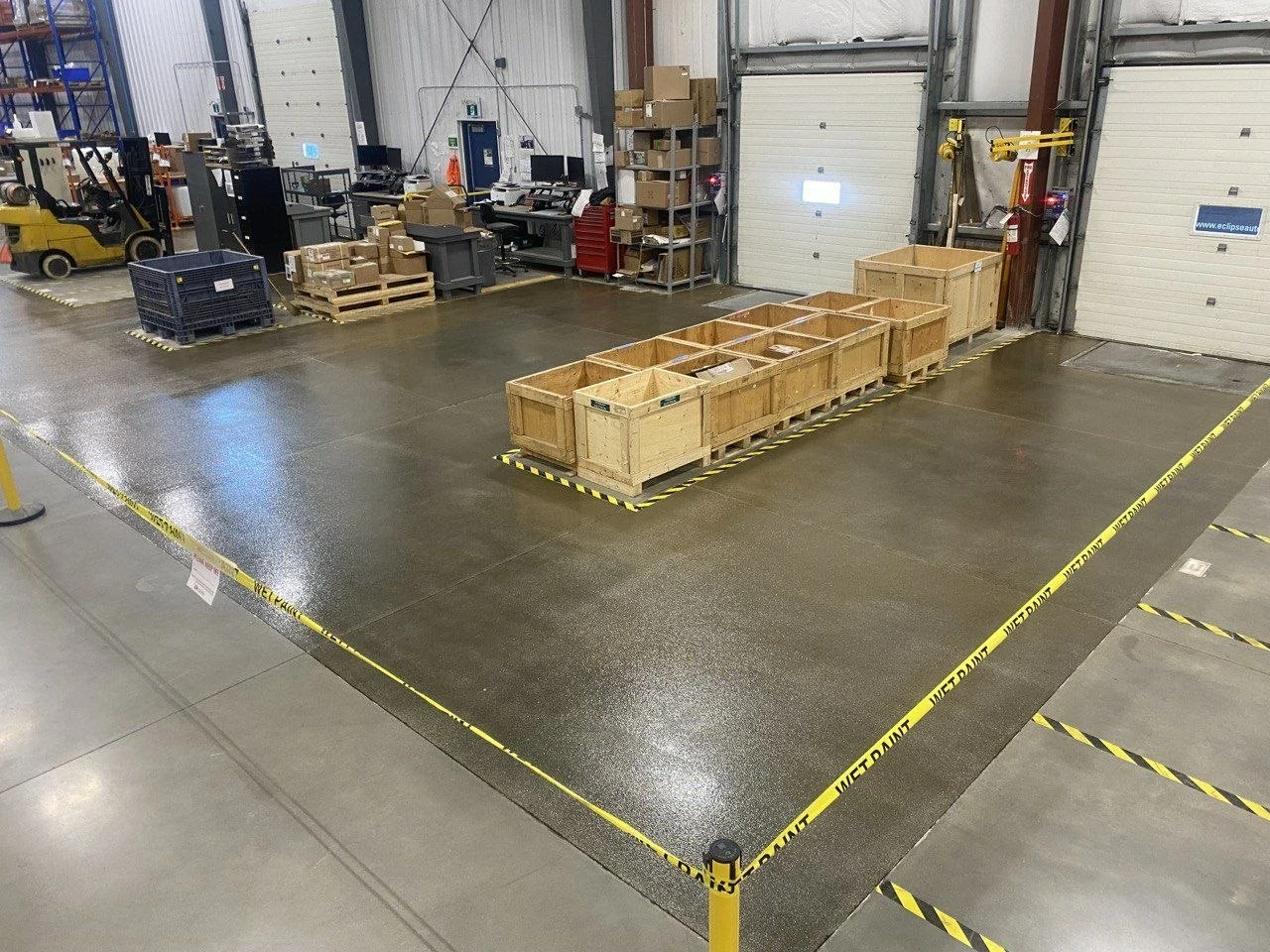 BFS parking & garage markings project