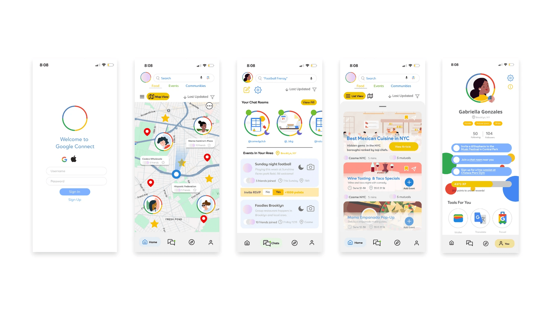 Entrepreneurs engaging in a lively discussion during a Bizz Buzz networking event.