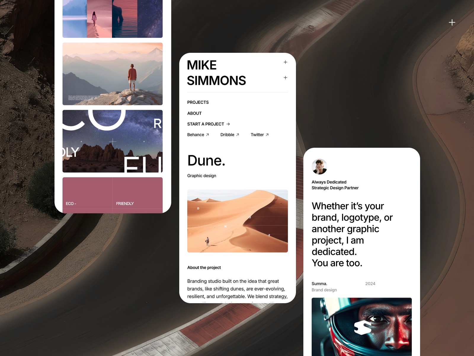 Mike — 极简专业作品集网站设计灵感