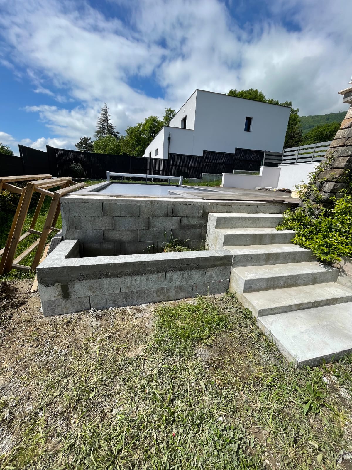 Réalisation de façade par NT Maçonnerie