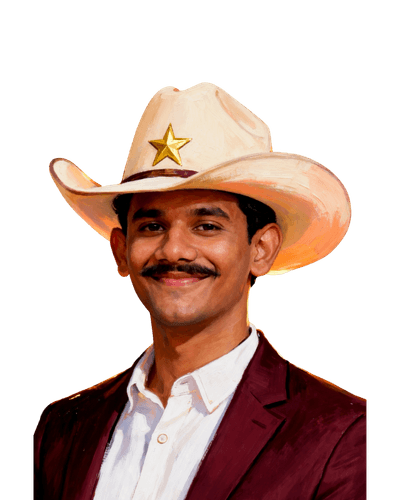 Cheerful Man Portrait