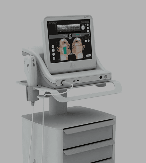 Ultherapy ultrasound skin lifting device