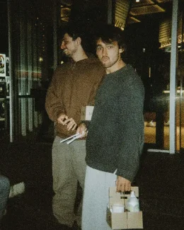 Reilin and moos looking happy