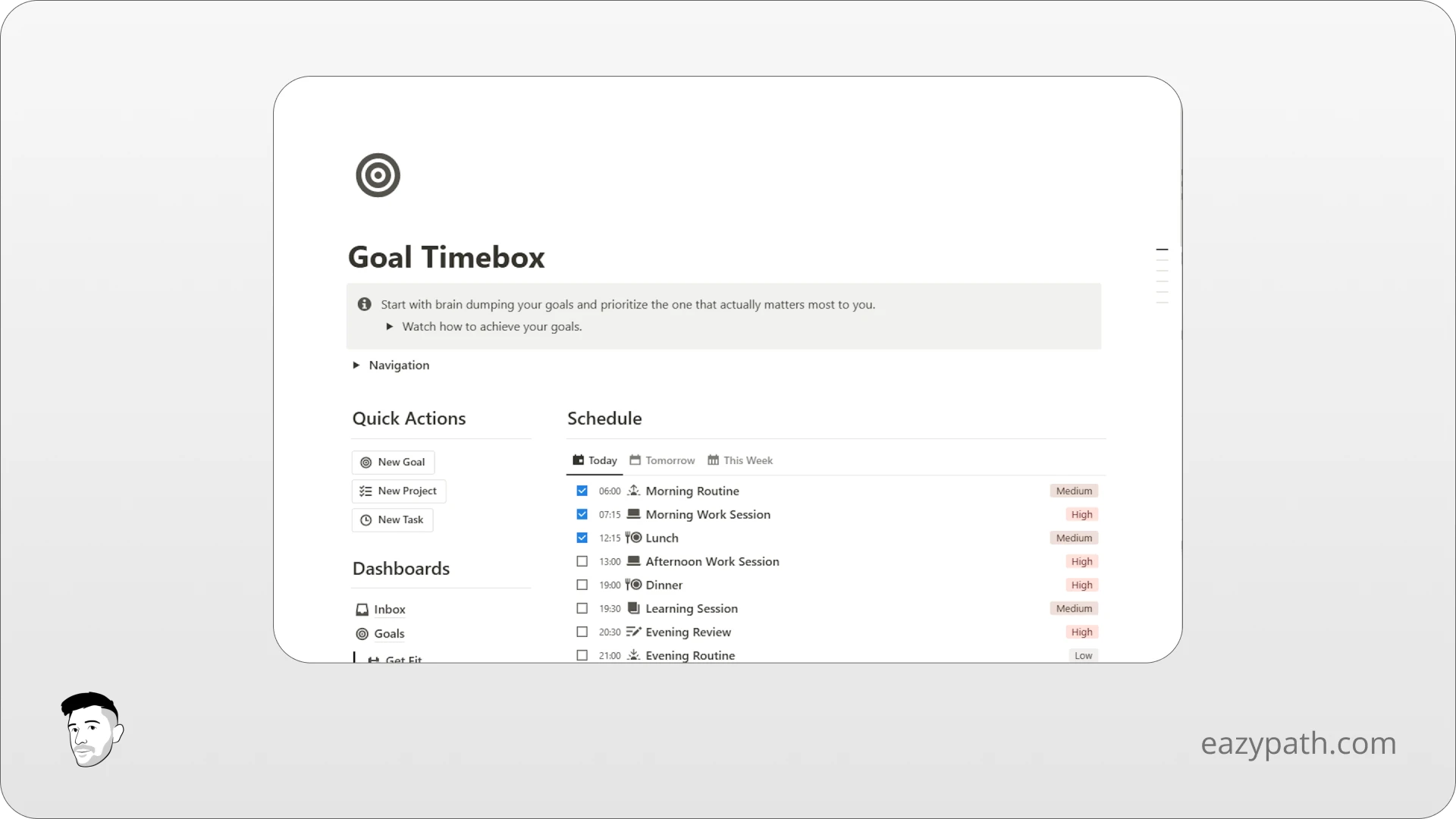 Goal Timebox