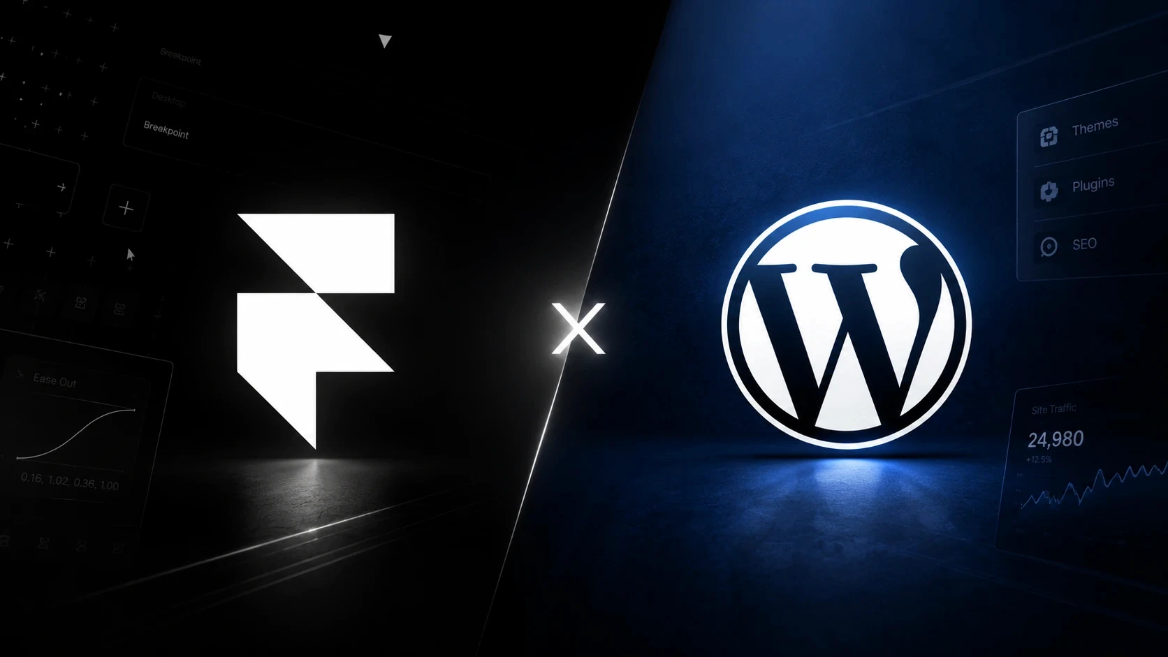 comparativo entre Framer e WordPress para criação de sites profissionais