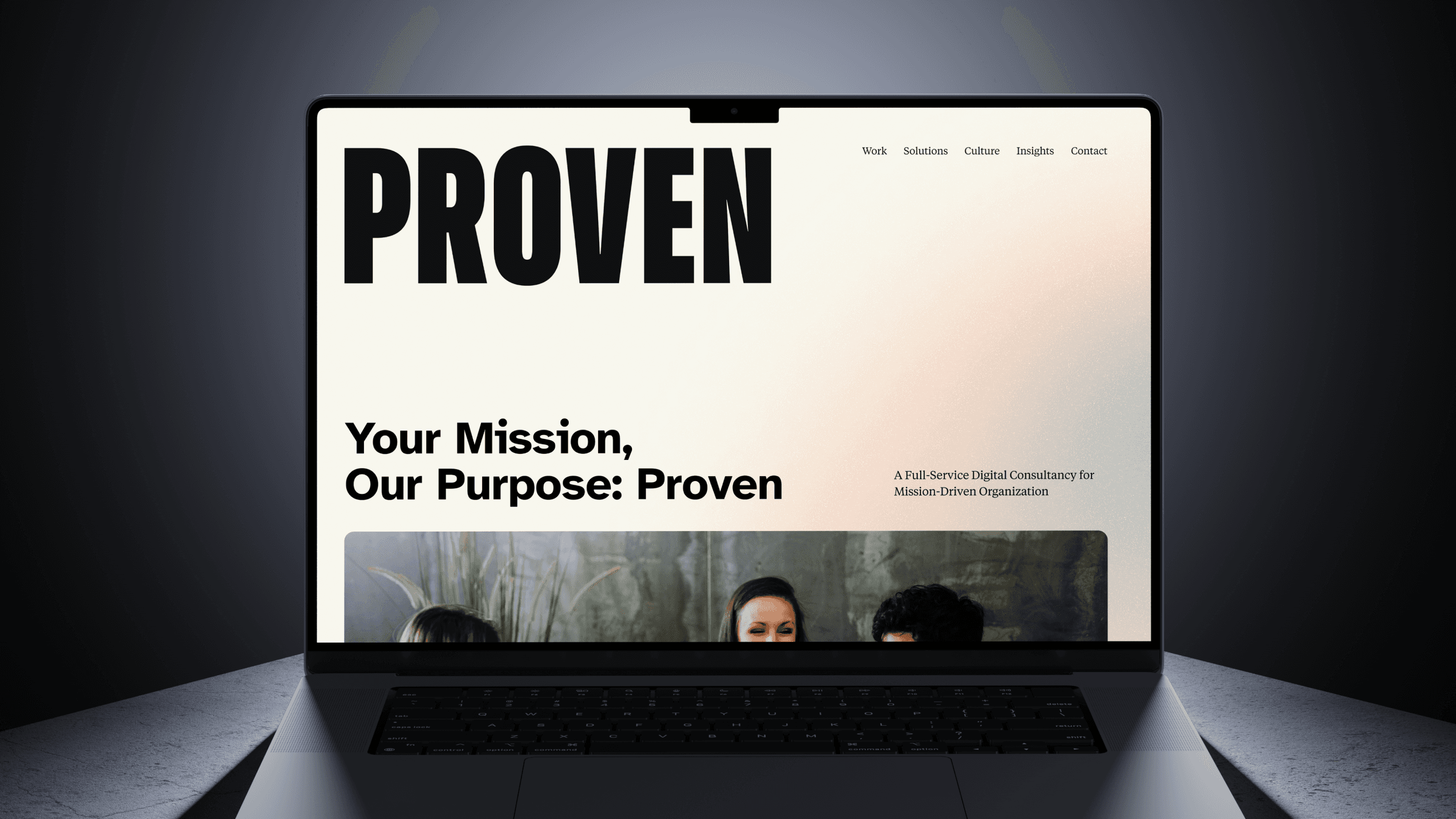 Proven homepage design