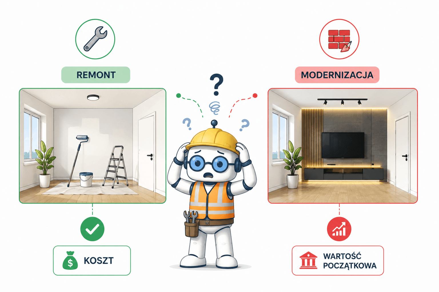 remont czy modernizacja nieruchomości firmowej ilustracja