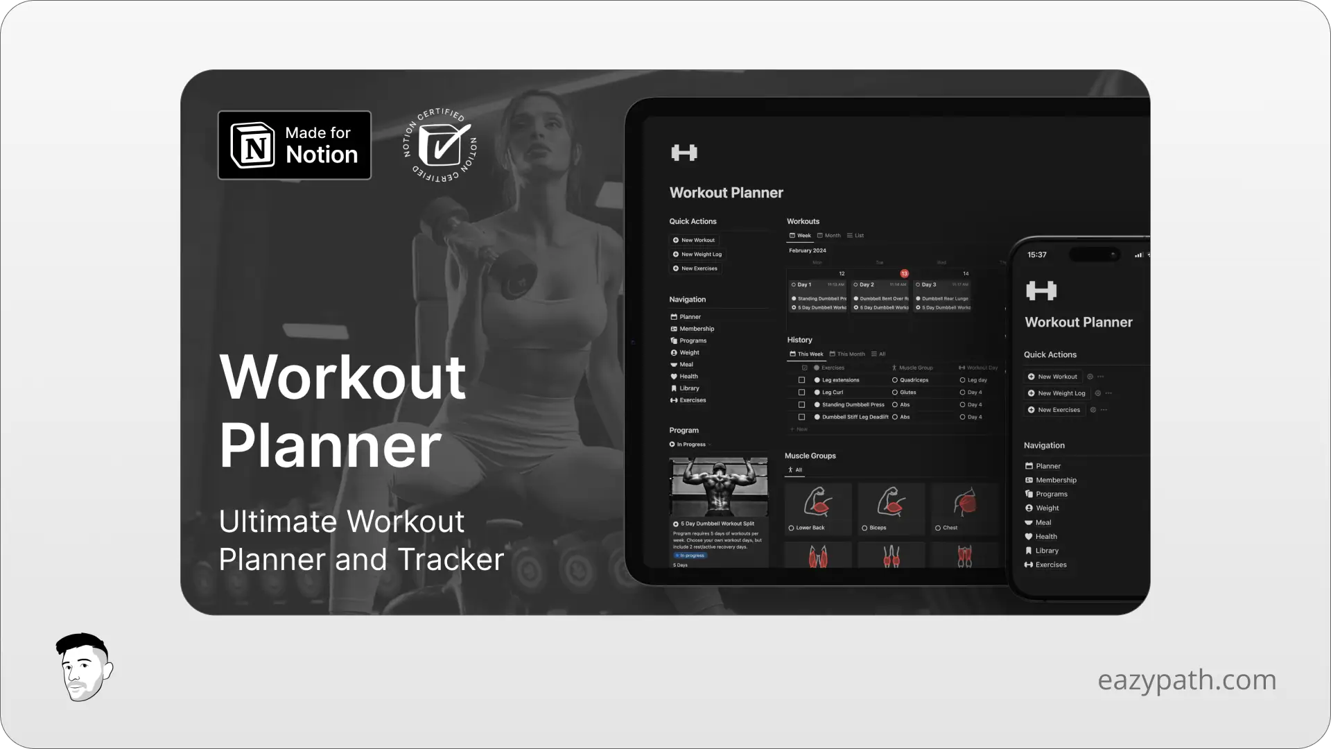 Notion Ultimate Workout Planner
