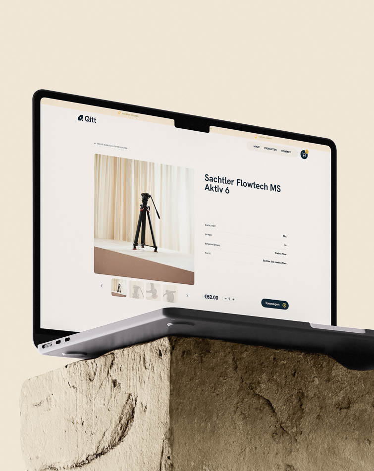 Website Qitt.be (foto- en videomateriaal)