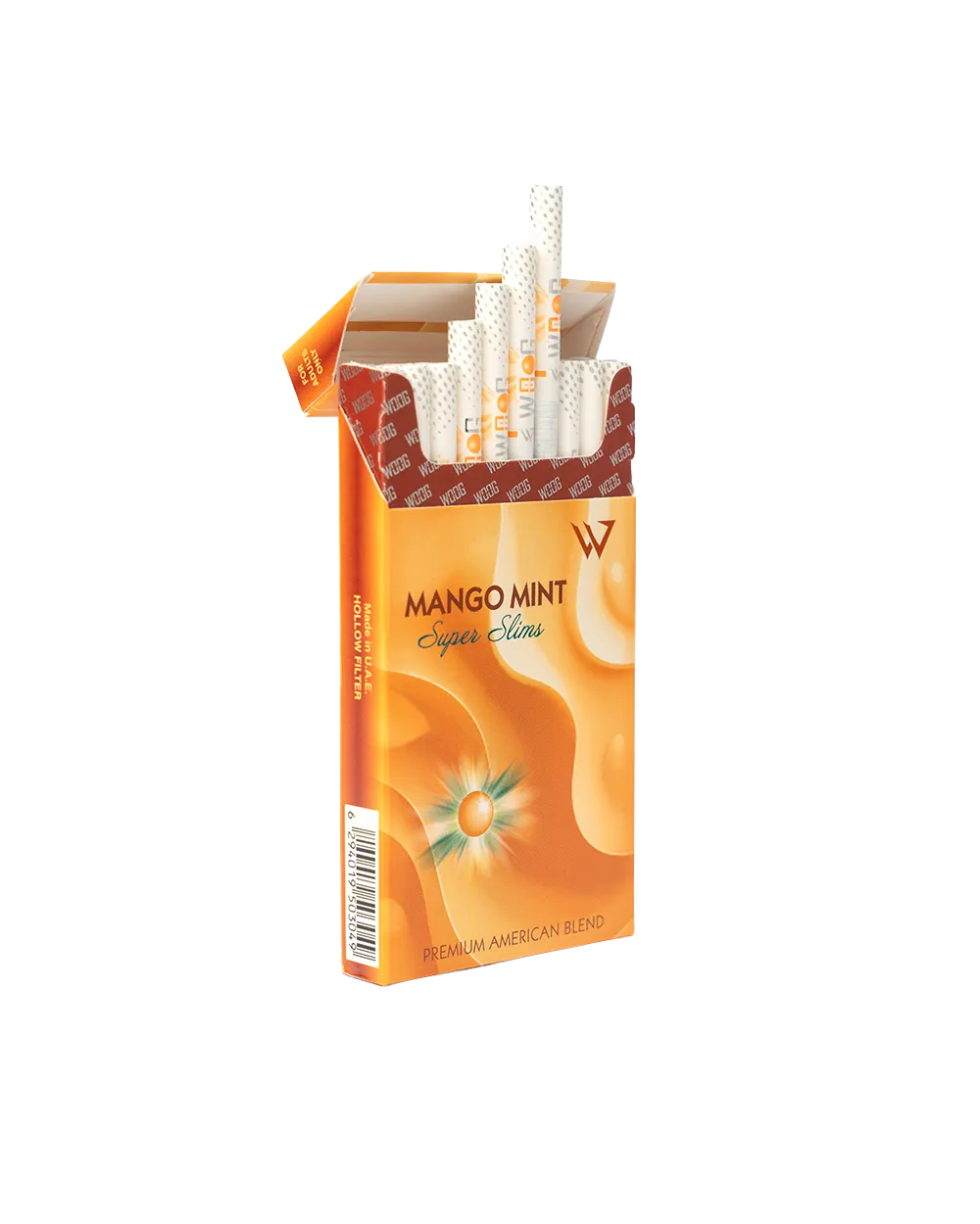Woog Mango Mint cigarette pack.