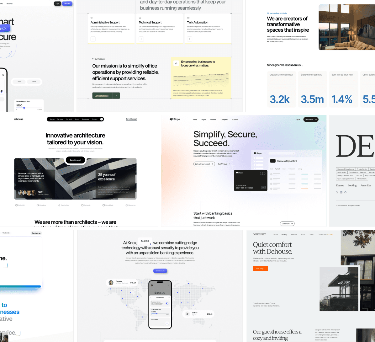 templates screens