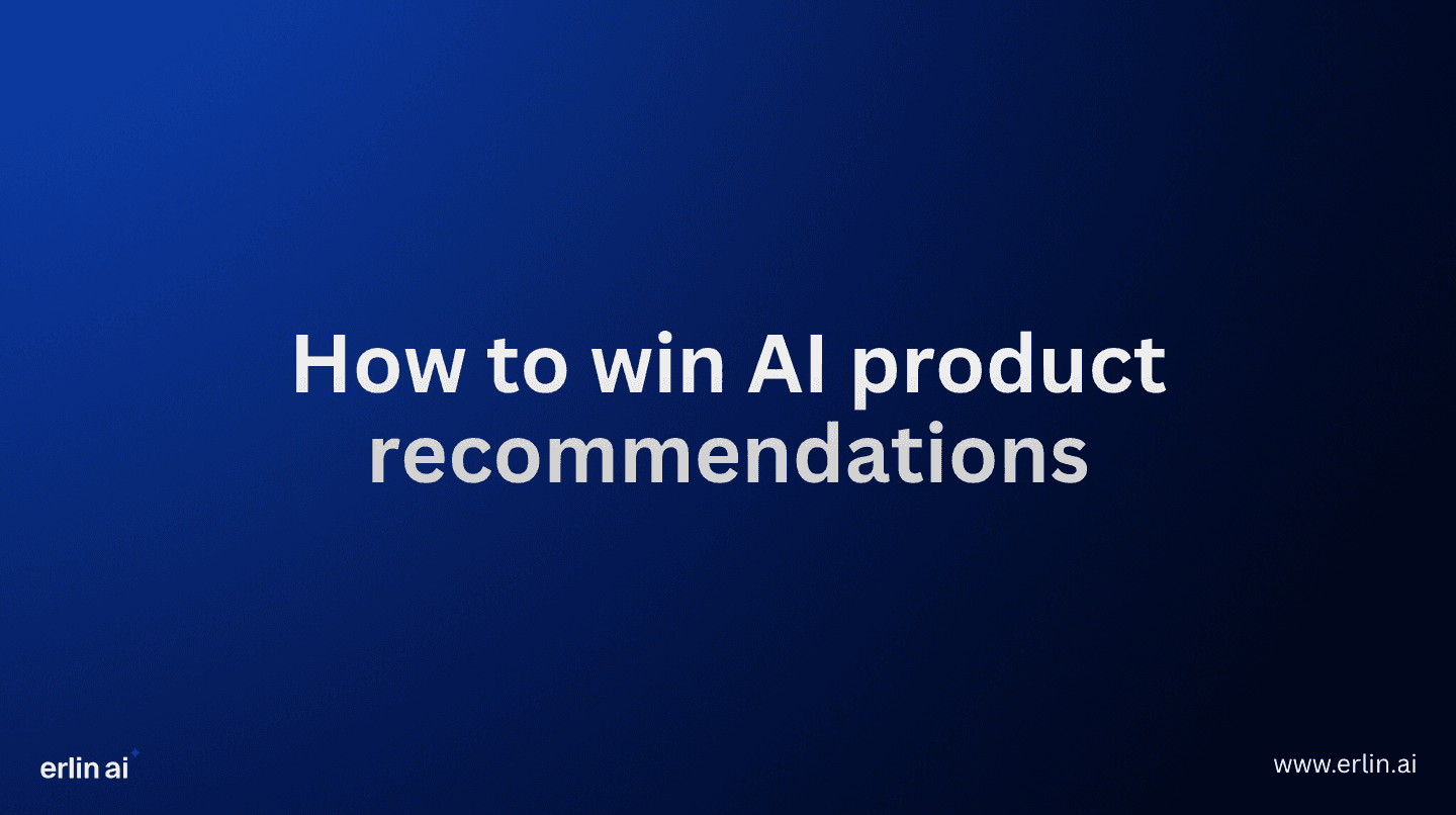 generative engine optimization for ecommerce