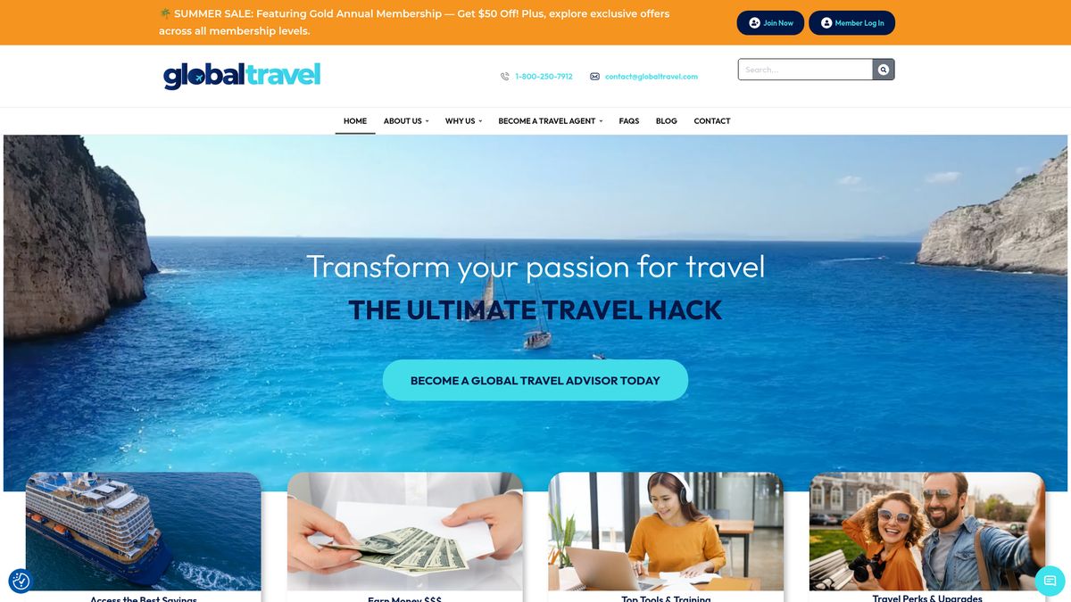 GlobalTravel.com website