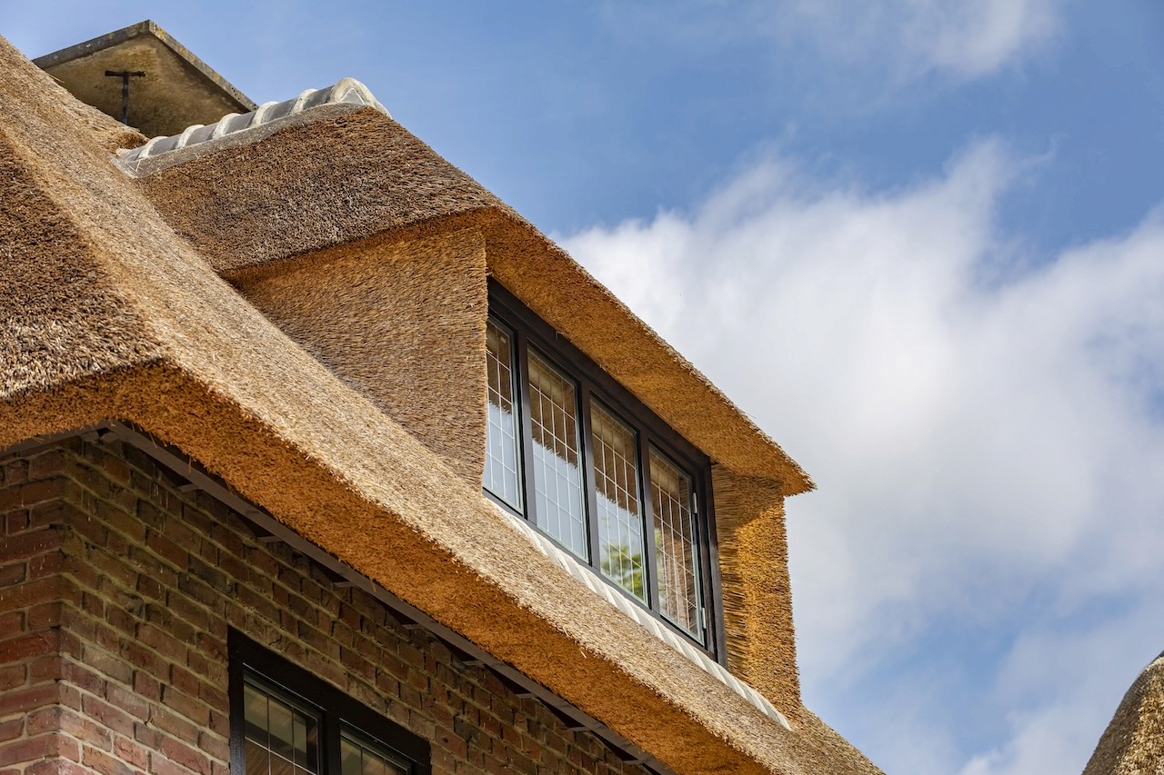 Detailfoto van project Vrijenban Amersfoort - Rietdekkersbedrijf van Dijk Putten