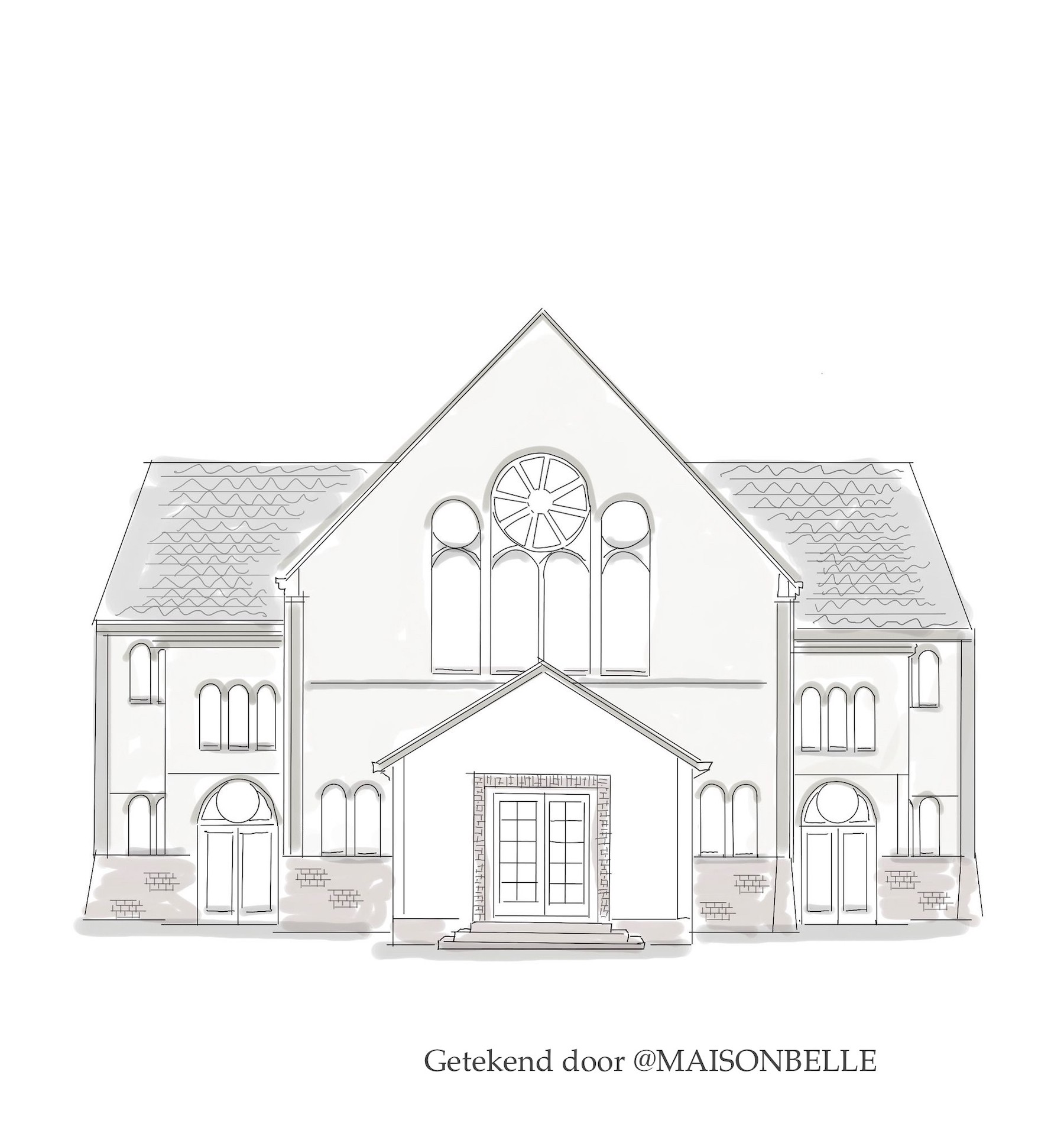 schets kruiskerk heerenveen 