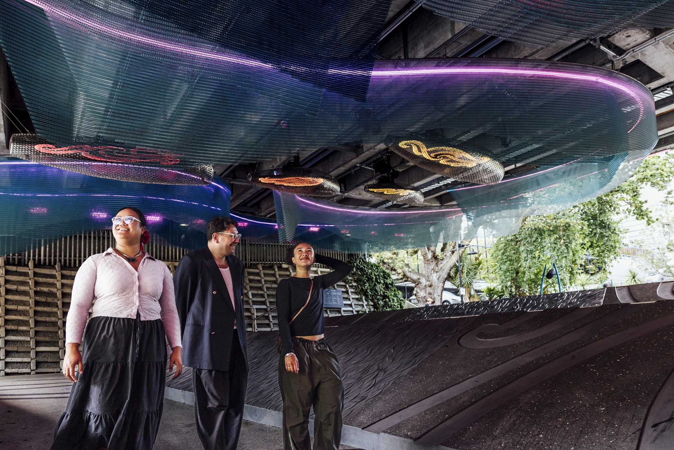 Waimahara art display.