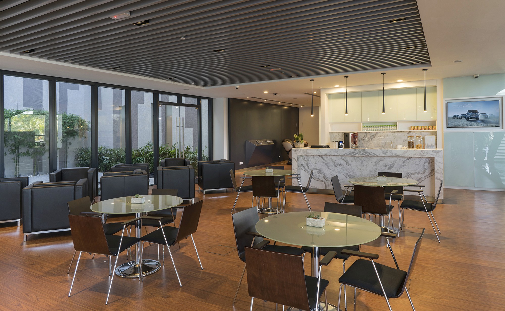 Interior view of Mercedes-Benz 3S Kuching project by Asima Architects
