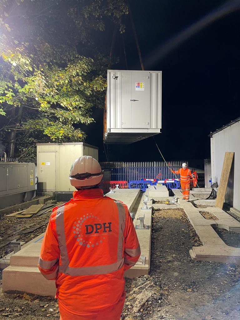 An electrical rail project completed by DPH 